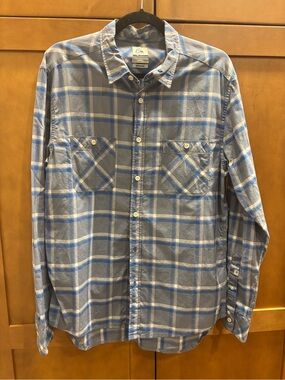 Quiksilver men’s plaid button down